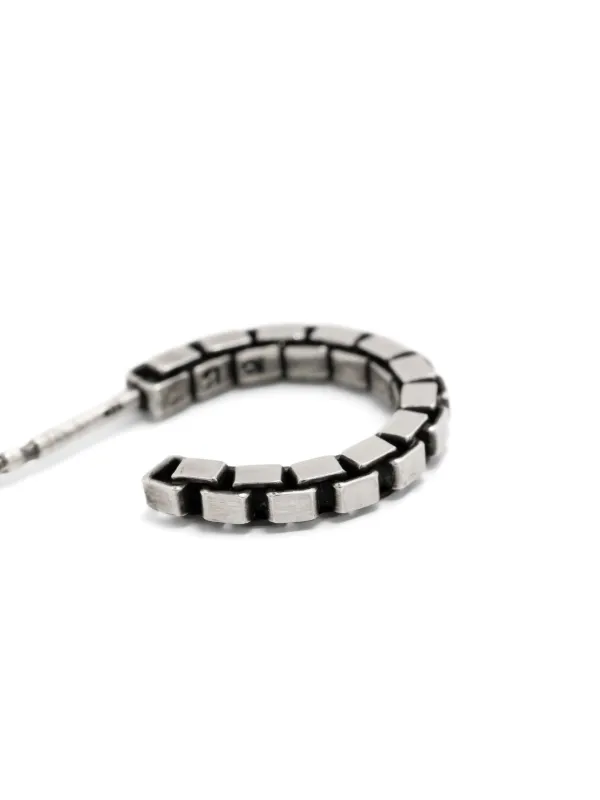 WERKSTATT:MÜNCHEN fine-box Hoop Earrings | Silver | FARFETCH UK