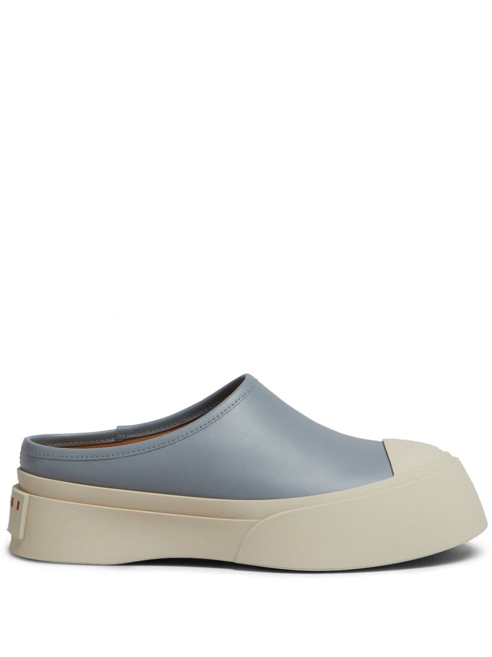 Marni Mary Jane leather mules Grey