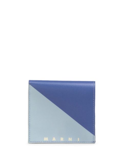 Marni bi-fold colour block wallet Men