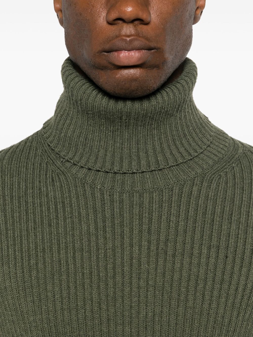 Kenzo roll-neck ribbed-knit jumper Men