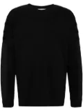 Helmut Lang ribbon-design cotton sweater - Black