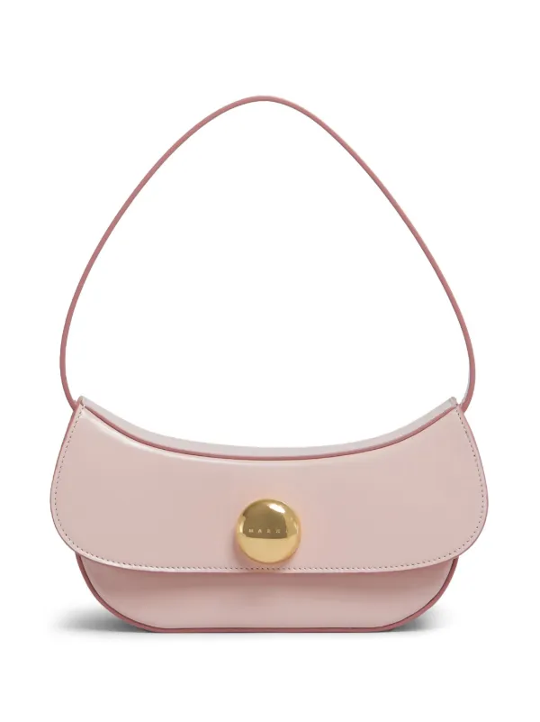 Marni レザーショルダーバッグ | ピンク | FARFETCH JP