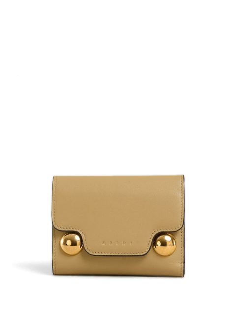 Marni Trunkaroo trifold leather wallet Women