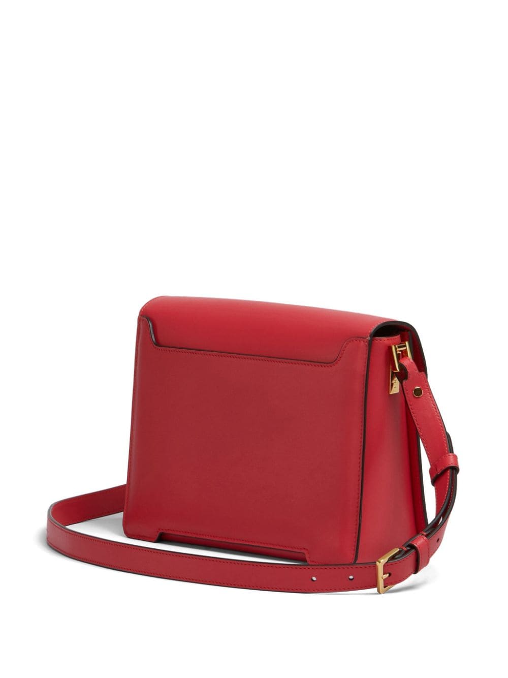 Shop Marni Medium Trunkaroo Crossbody Bag In Orange