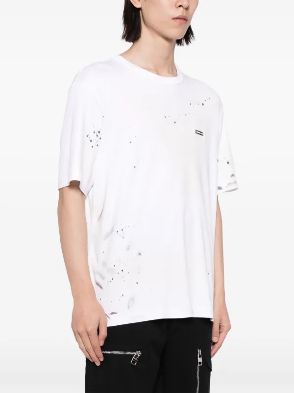 HELMUT LANG 本人期　2002年　ホワイト 半袖Tシャツ Helmut Lang Smart People Short Sleeve T-Shirt in white | WWW