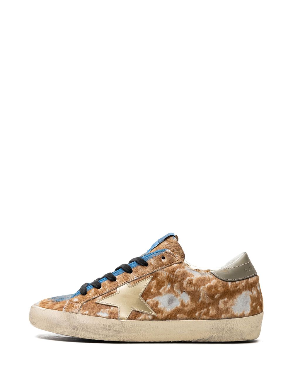 Golden Goose Super-Star "Leo Hazelnut Light Grey Gold Grey Blue" sneakers Bruin