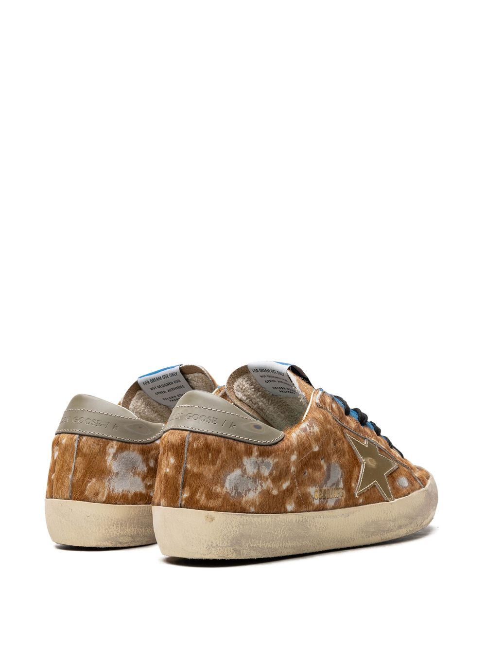 Golden Goose Super-Star "Leo Hazelnut Light Grey Gold Grey Blue" sneakers Bruin