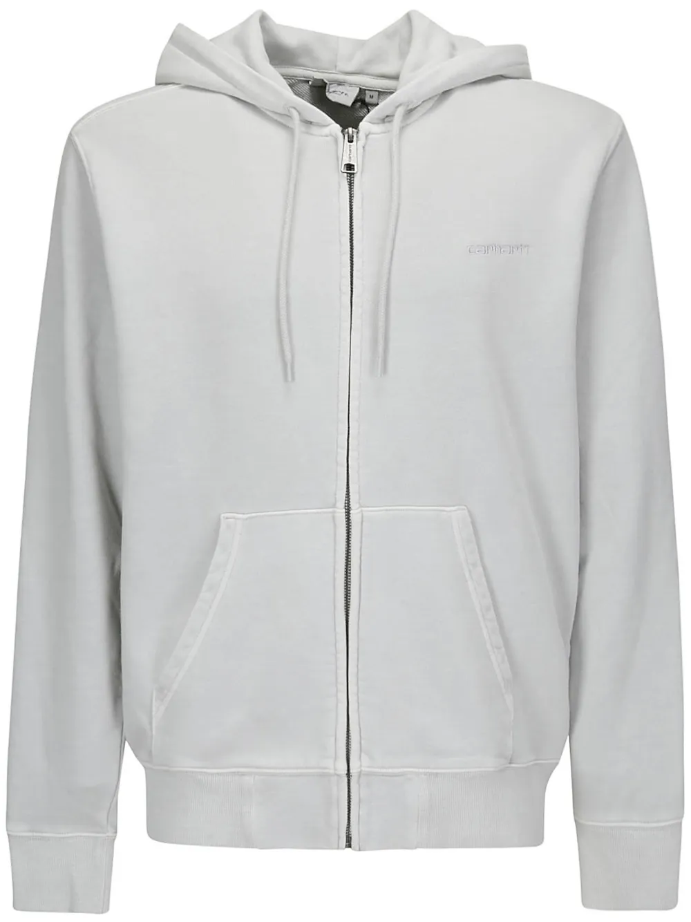 Carhartt WIP Duster Script zip-up cotton hoodie | White | Image 1