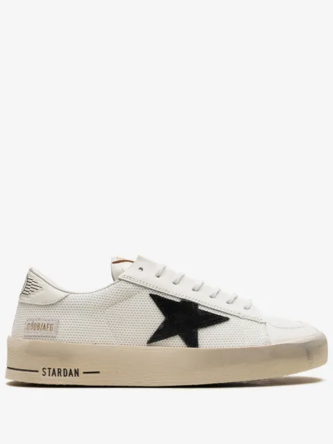 Golden Goose Stardan star-patch lace up sneakers