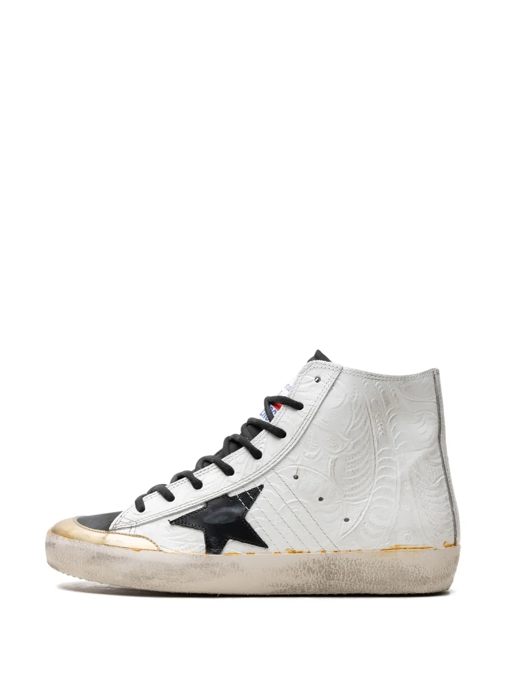 Golden Goose Francy Penstar "White Gold Black" sneakers