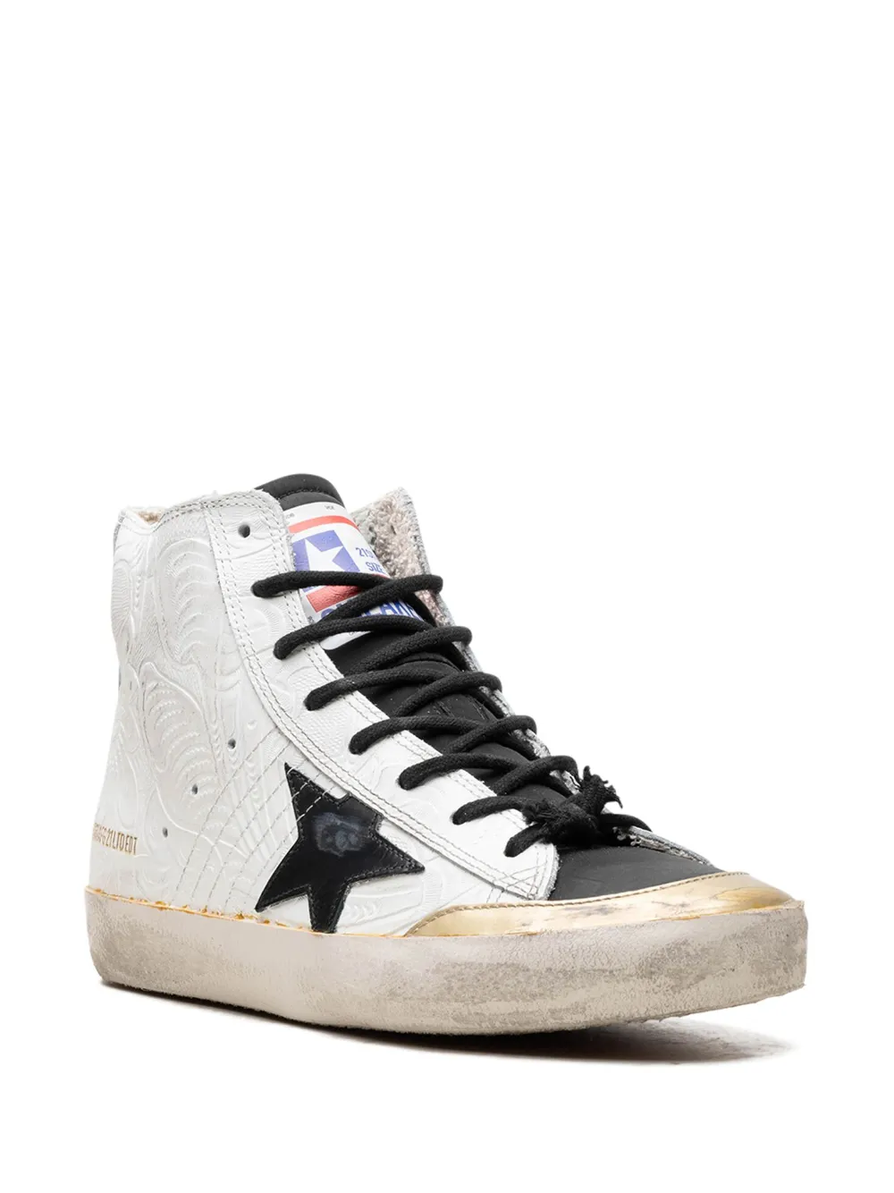 Golden Goose Francy Penstar "White/Gold/Black" sneakers - Wit