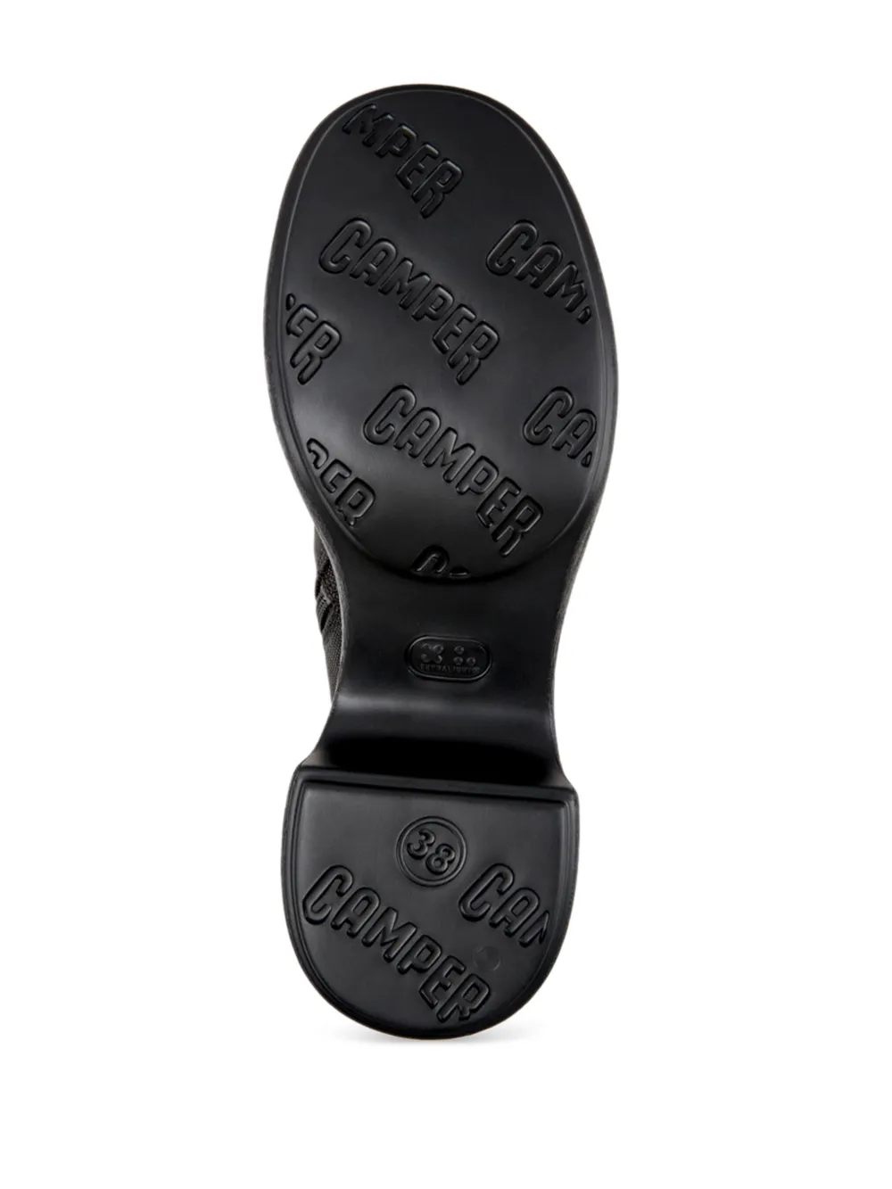 Camper Thelma II 60mm round-toe ankle boots Black