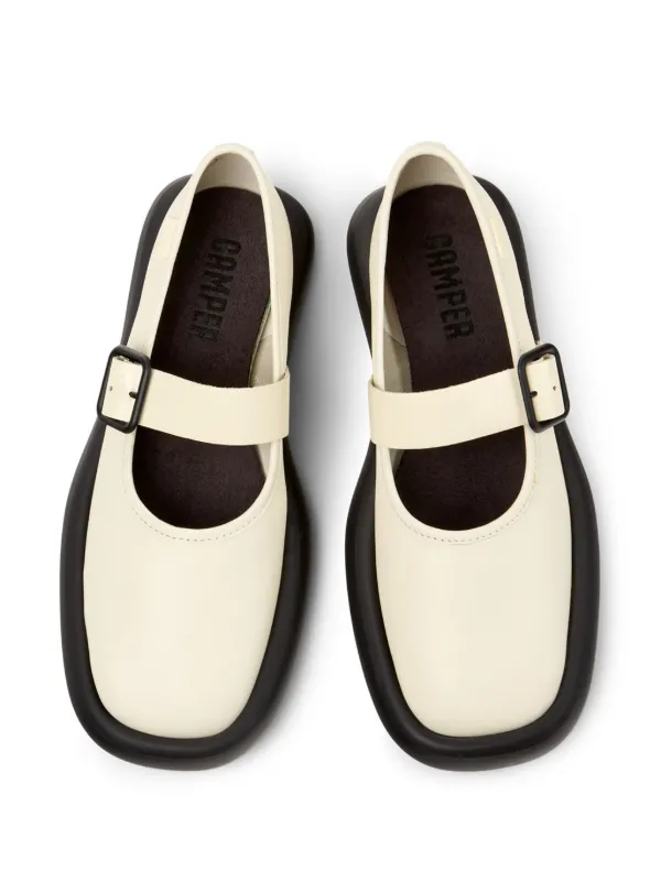 バレエ CAMPER leather ballet shoes Camper Leather Ballerina Shoes | Neutrals | FARFETCH