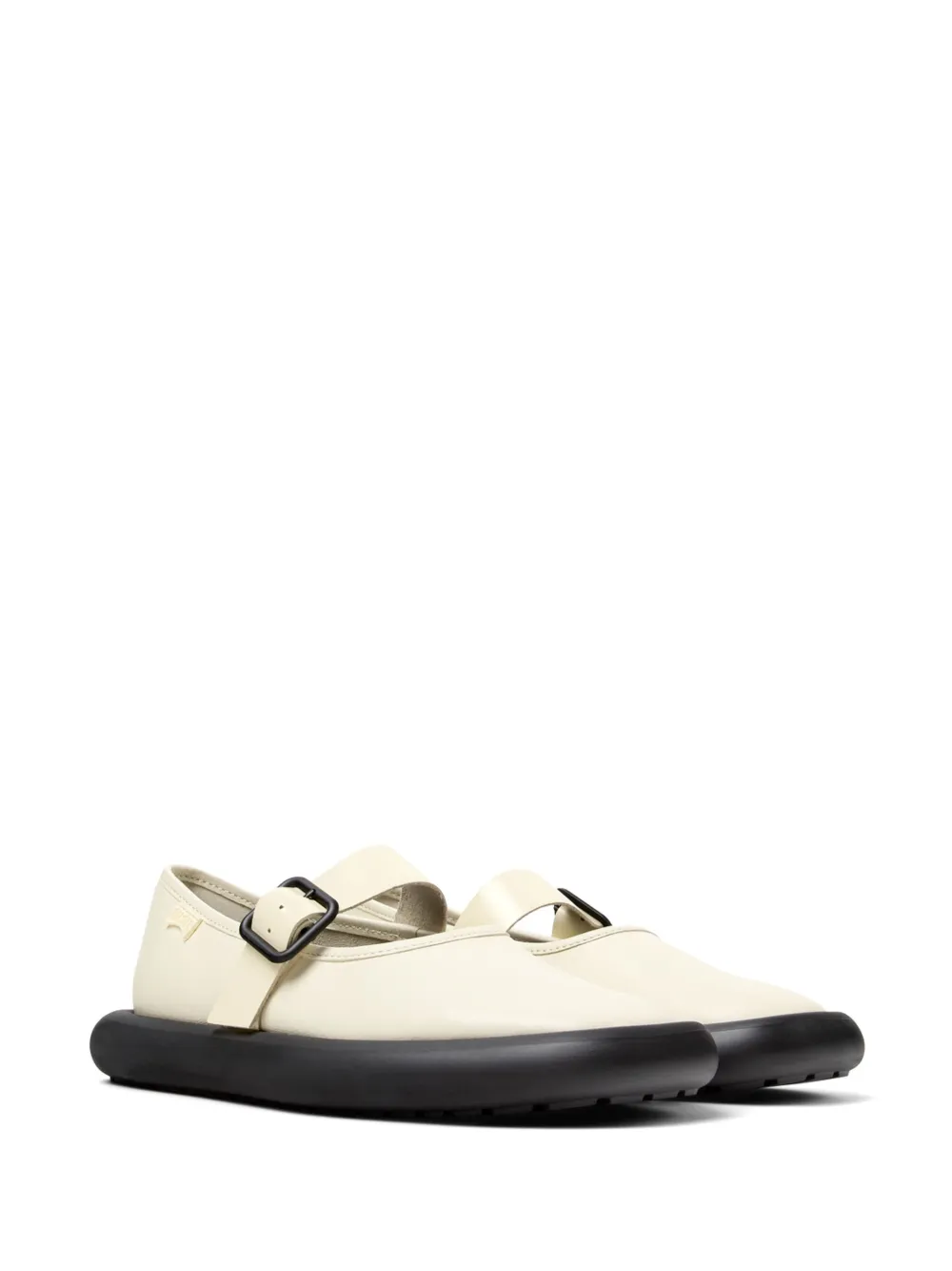 Camper Leren ballerina's Beige