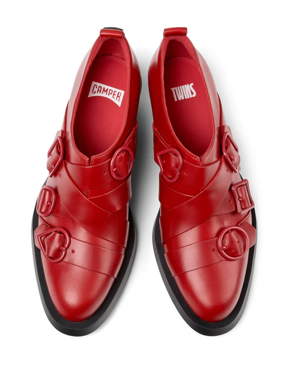 Camper Bonnie brogues Red