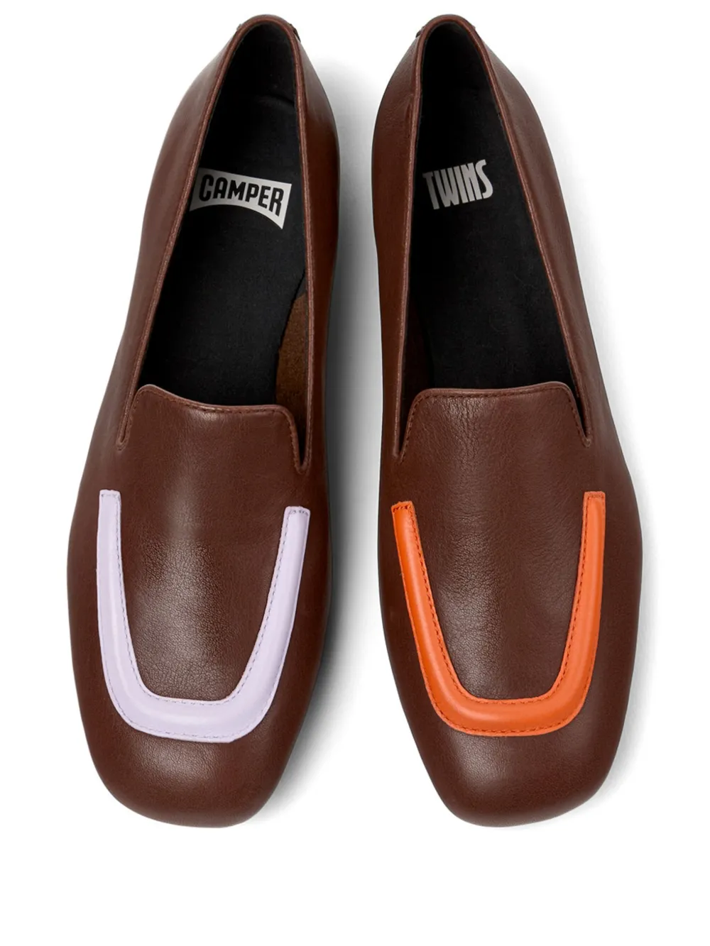 Camper Casi Myra leather loafers Brown