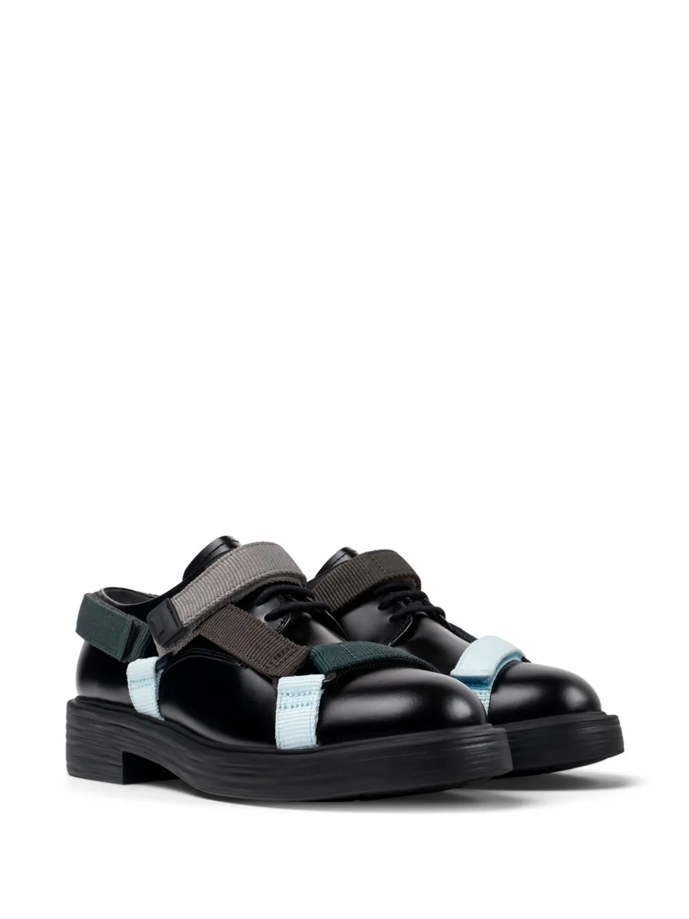 Camper Dean veterschoenen - Zwart