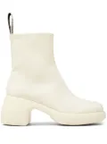 Camper Thelma II 67mm chunky-heel boots - White