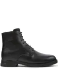 Camper Iman lace-up leather boots - Black