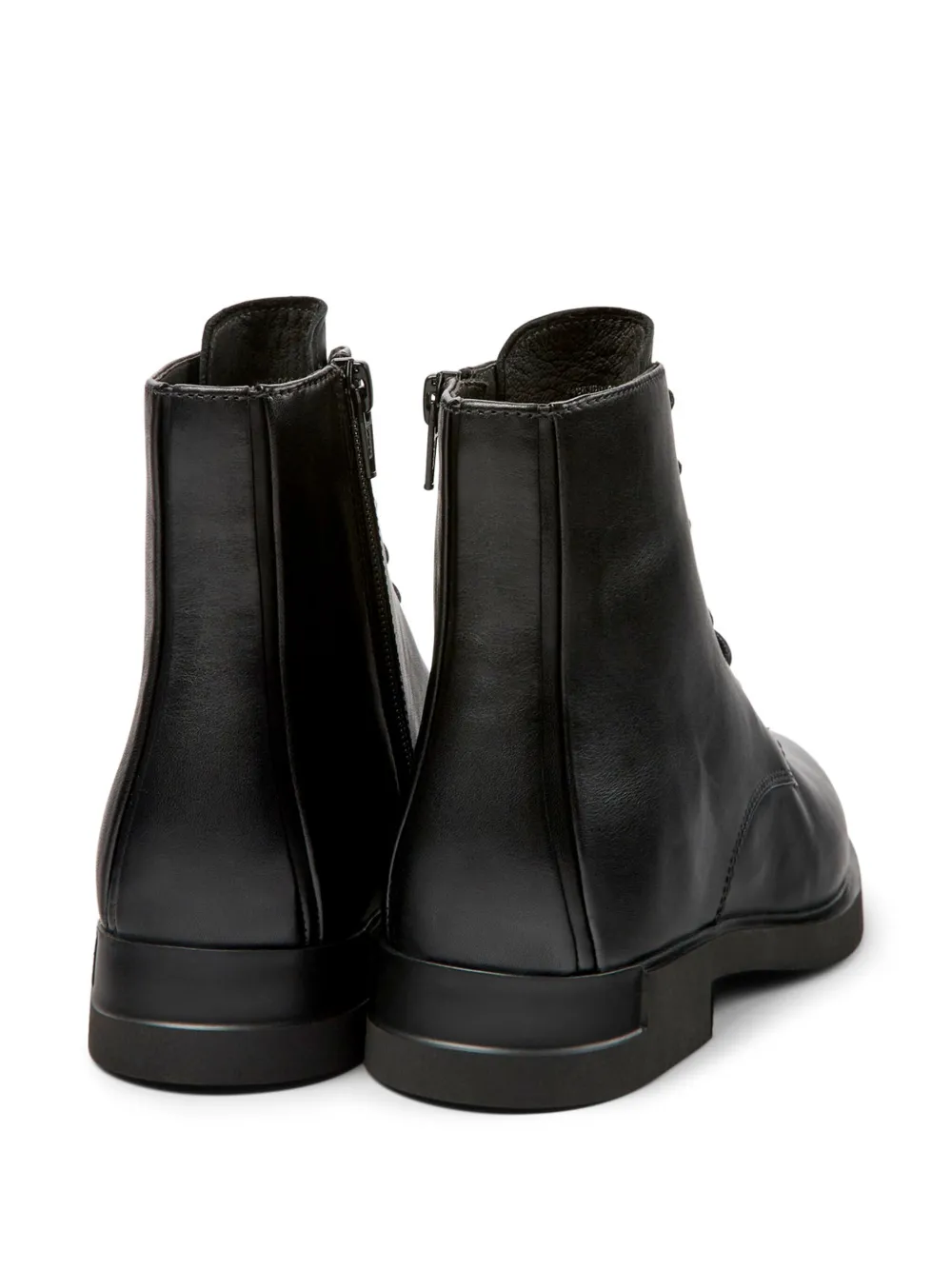 Camper Iman lace-up leather boots Black
