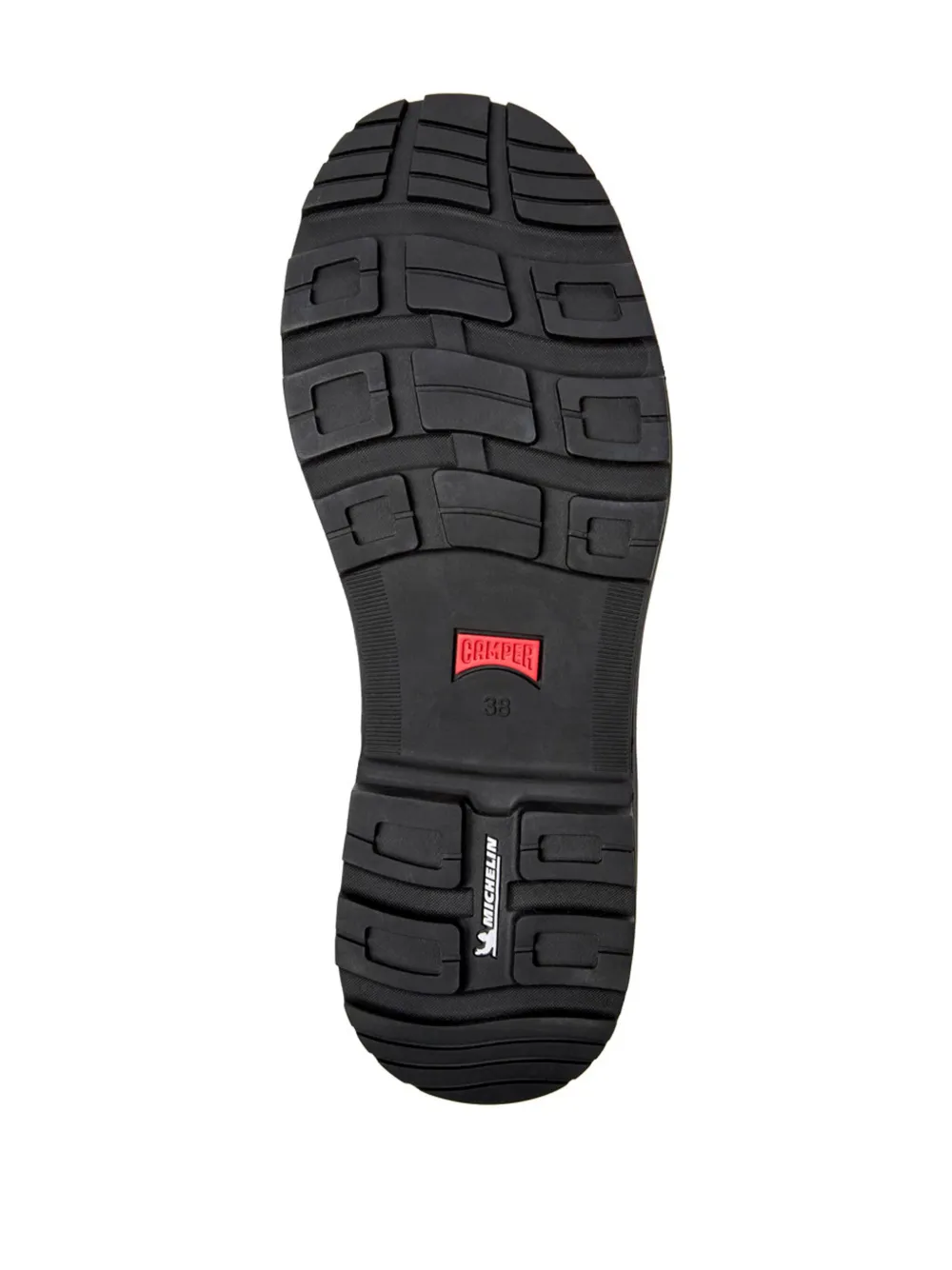 Camper Brutus Trek leather ankle boots Black