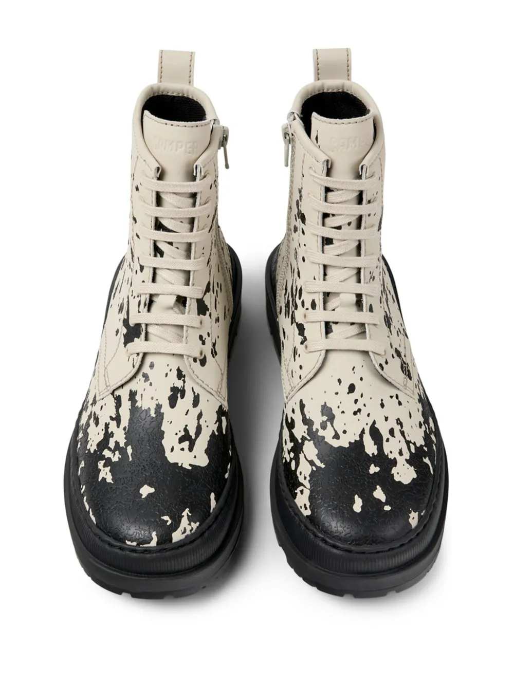 Camper Brutus Trek Chelsea boots White