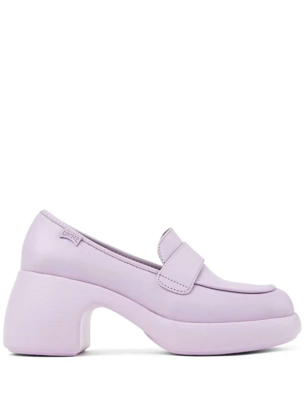 Camper Thelma II 68 mm leren loafers Paars