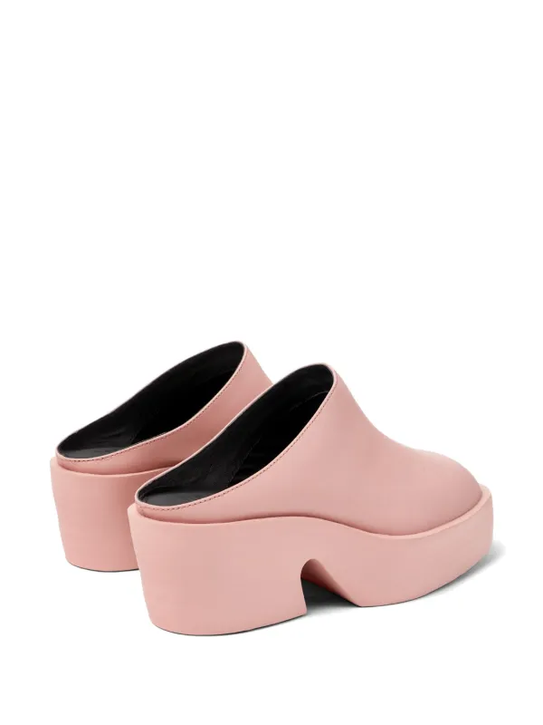 Camper Billie Platform Mules Pink FARFETCH AZ