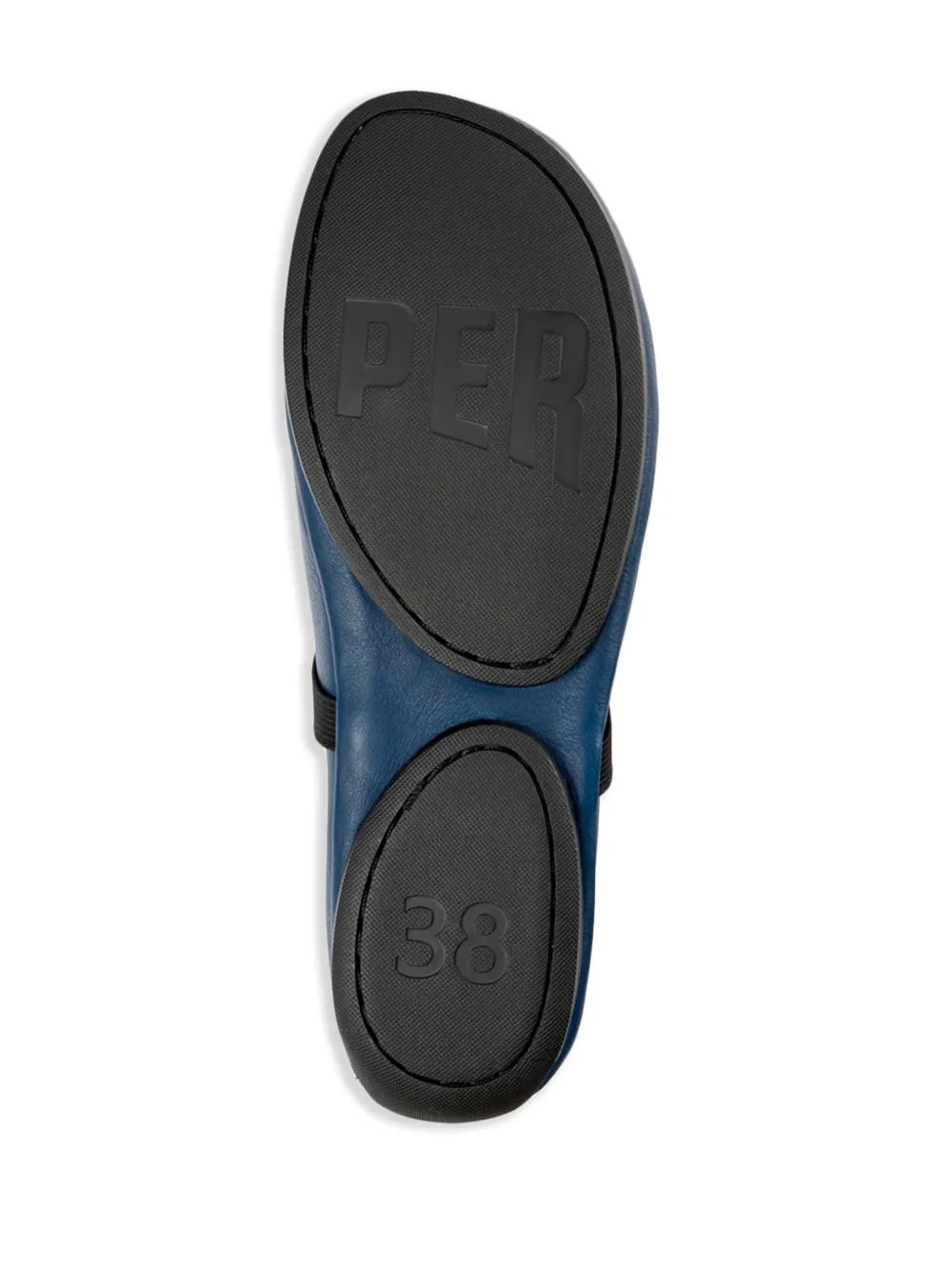 Camper Right Nina leather ballerina shoes Blue