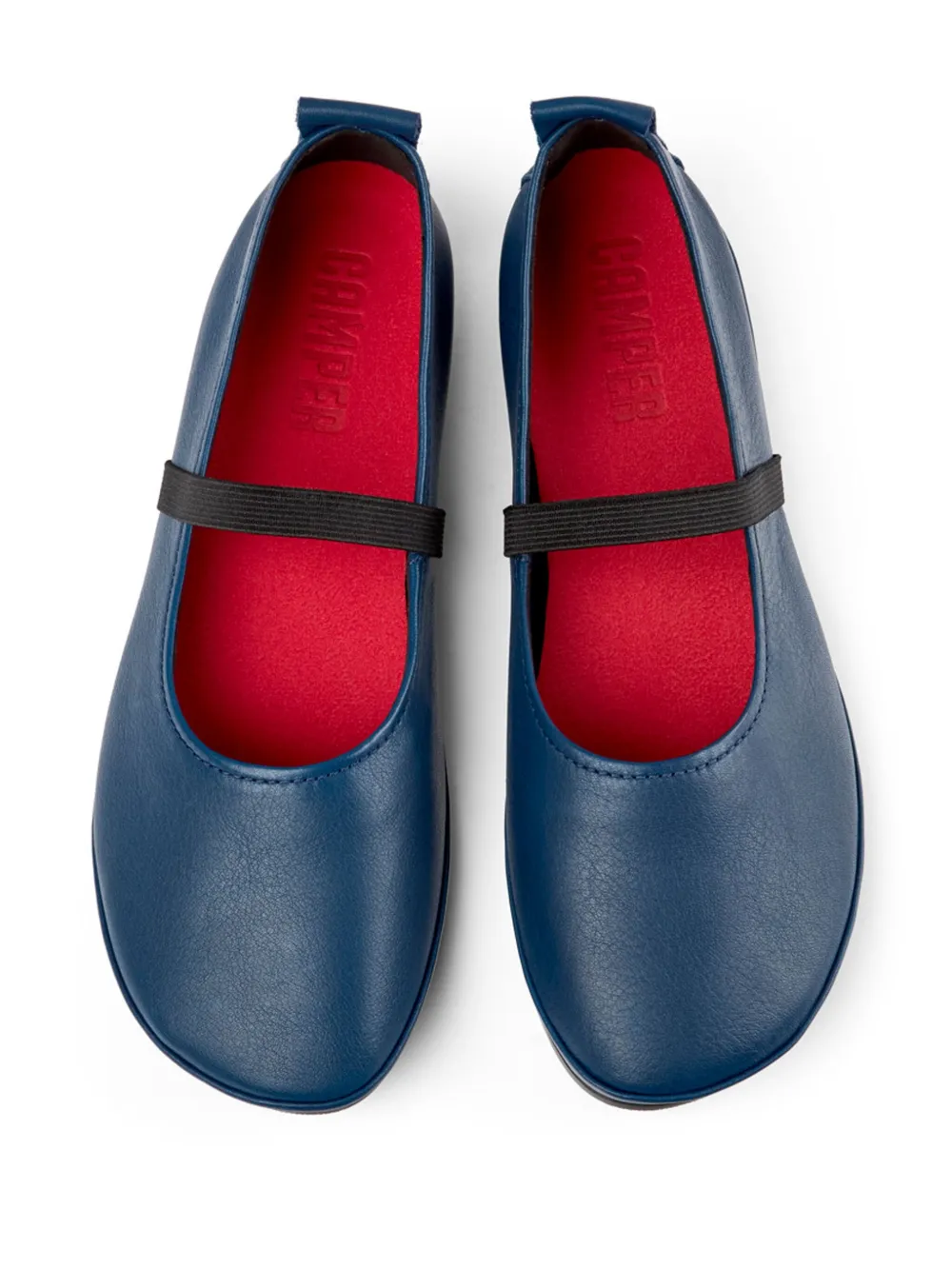 Camper Right Nina leather ballerina shoes Blue