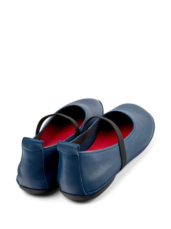 Camper Right Nina Leather Ballerina Shoes | Blue | FARFETCH UK