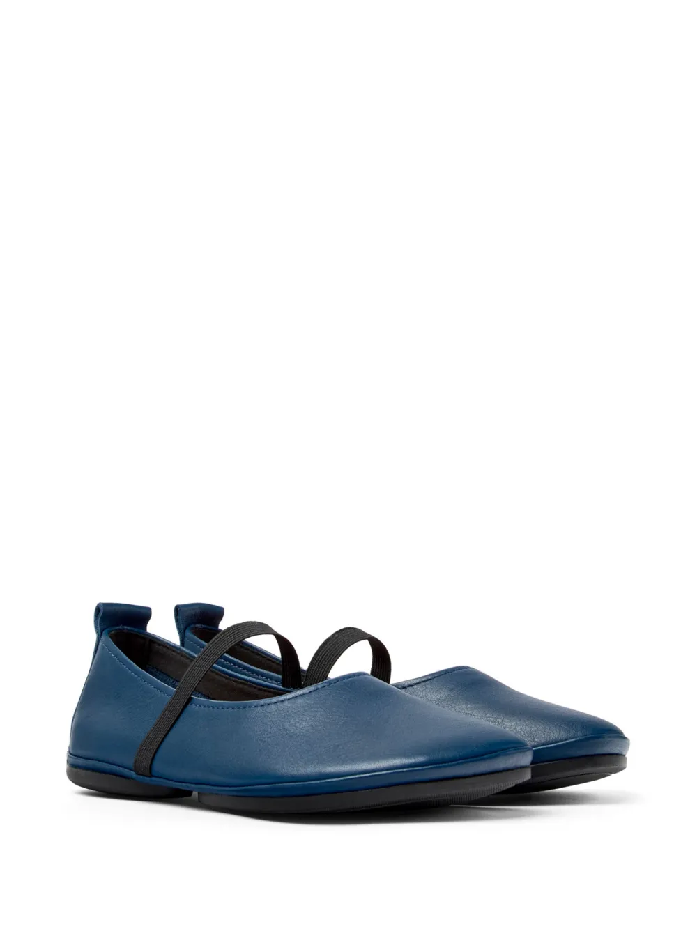 Camper Right Nina leren ballerina's - Blauw