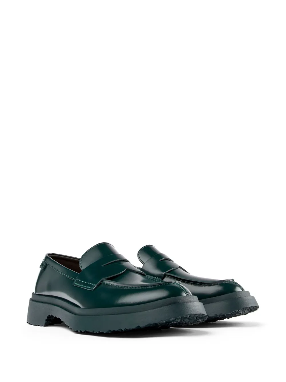 Camper Walden loafers met logo patch - Groen