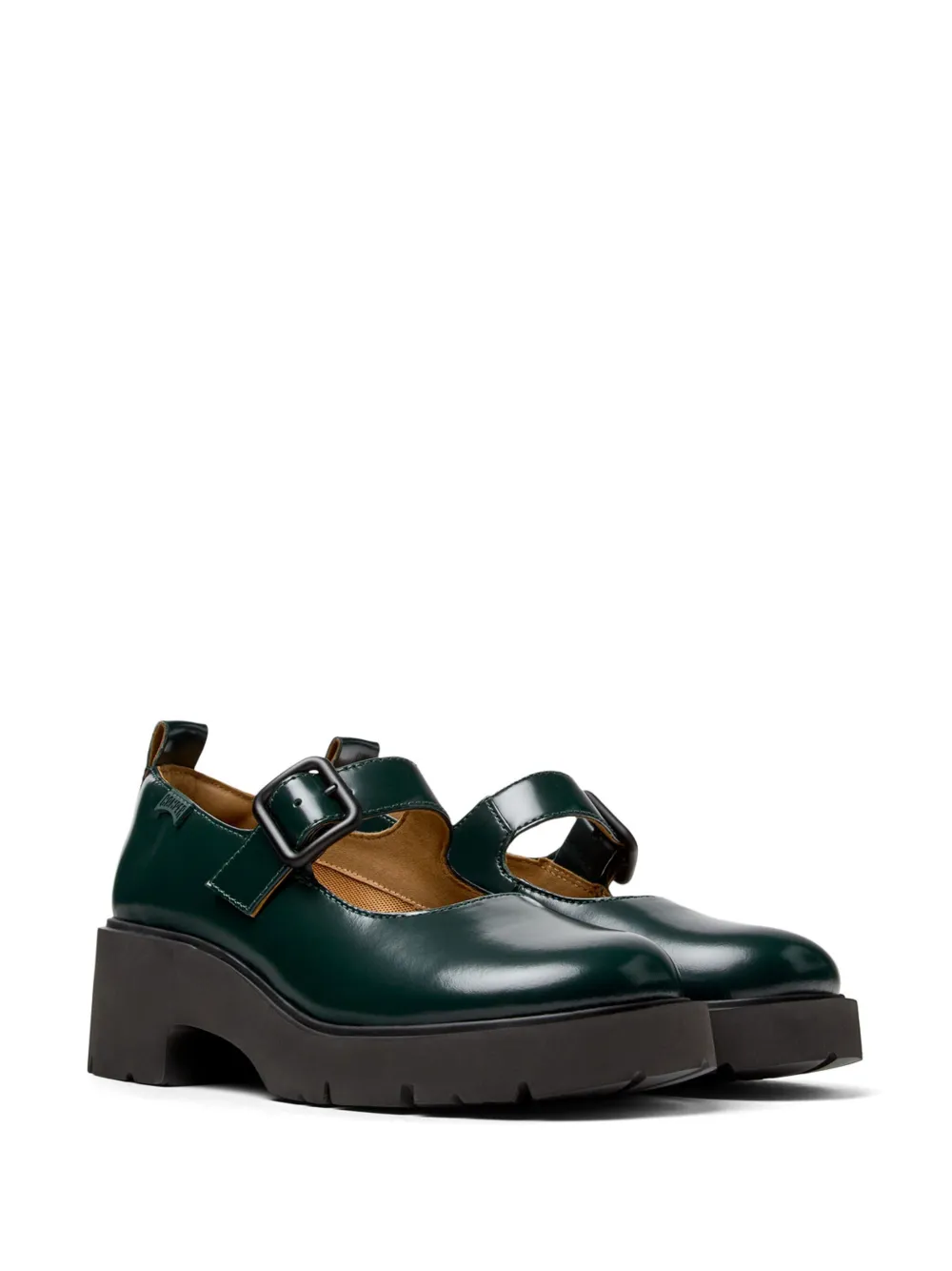 Camper Milah leren loafers 60 mm - Groen