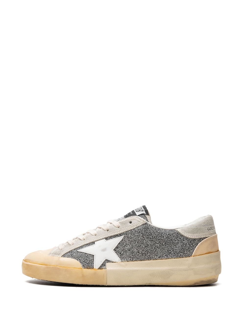 Golden Goose Super-Star "Silver White Ice Vanilla" sneakers Zilver