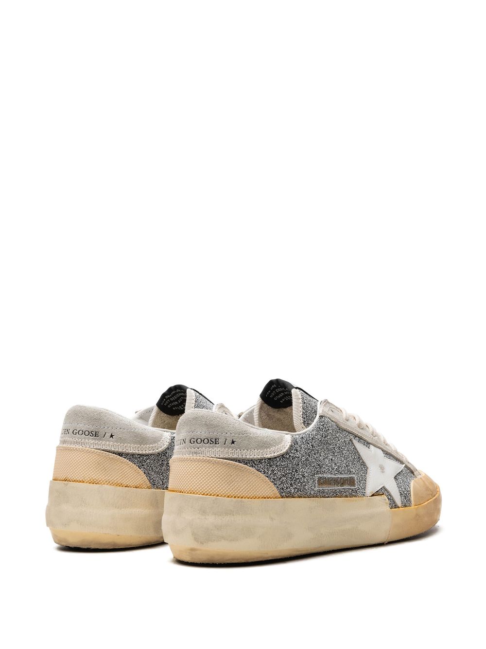 Golden Goose Super-Star "Silver White Ice Vanilla" sneakers Zilver