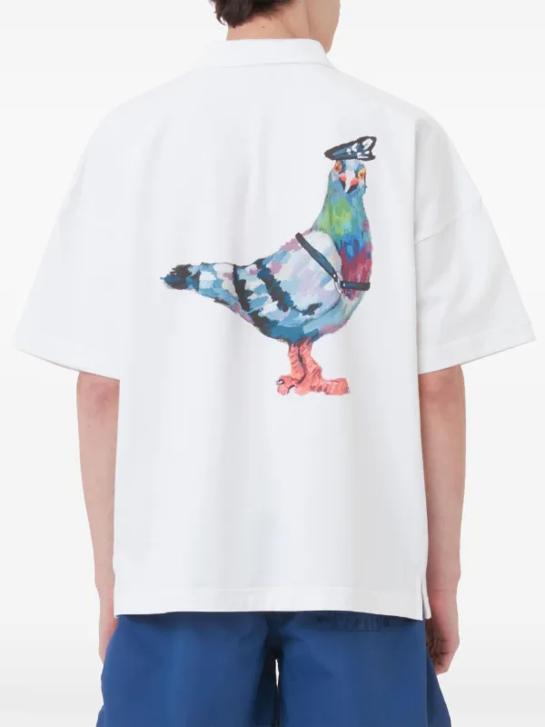JW Anderson ロゴ ポロシャツ | ホワイト | FARFETCH JP