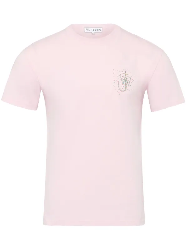 JW Anderson Pigeon Organic-cotton T-shirt in Pink