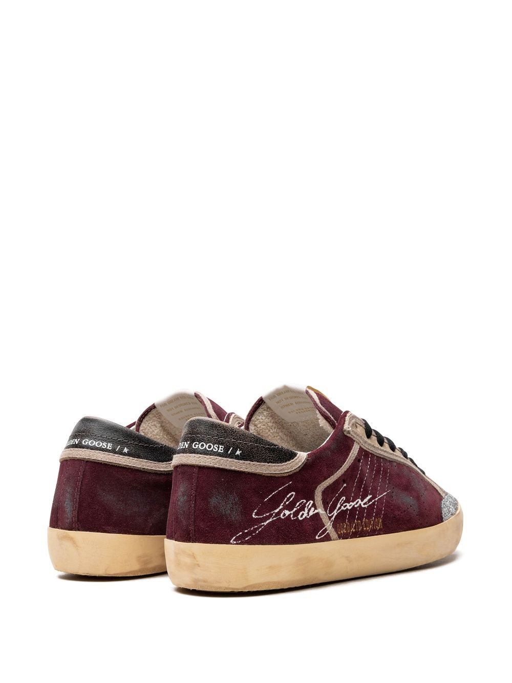 Golden Goose Super-Star Penstar "Wine Red Black" sneakers