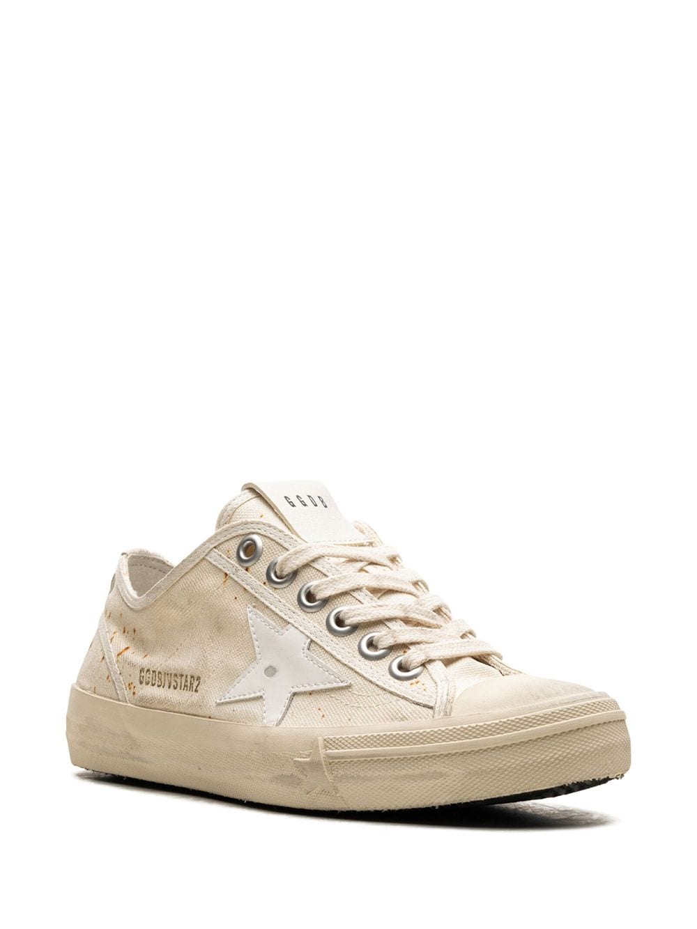 Shop Golden Goose V-star "milk/white" Sneakers In Neutrals