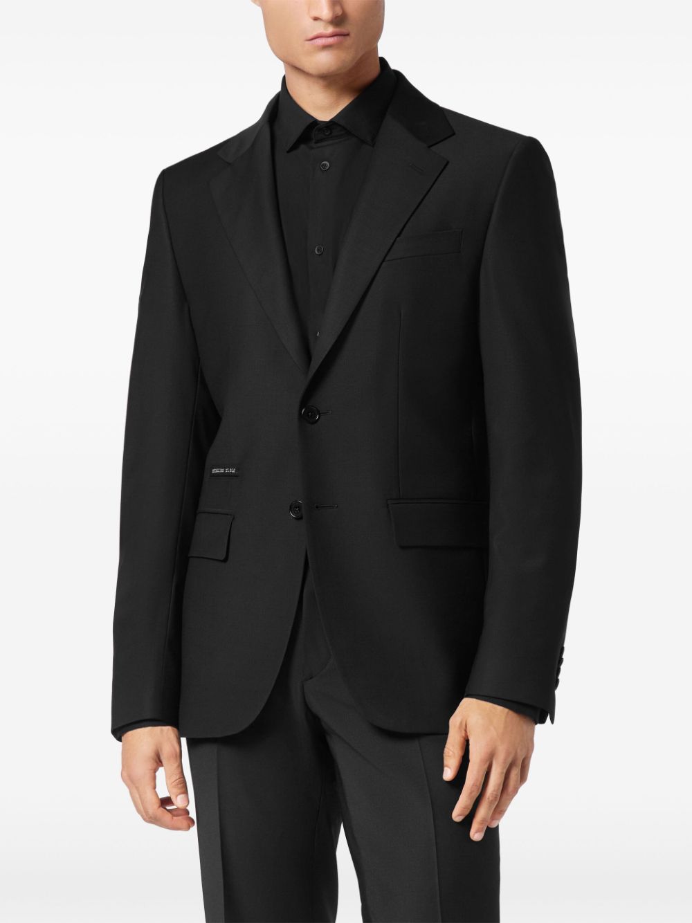 Philipp Plein wool blazer - Zwart