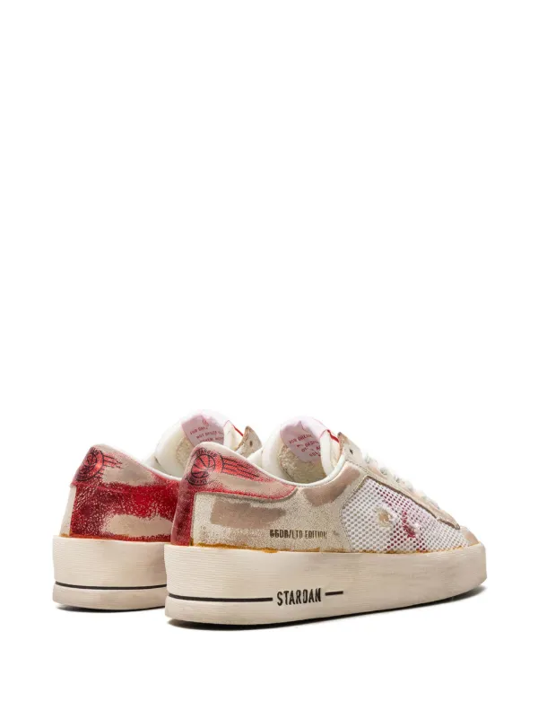 スニーカー Golden Goose Sneaker Stardan White Grey Red GOLDEN GOOSE STARDAN WHITE GREY RED – Paul warmer