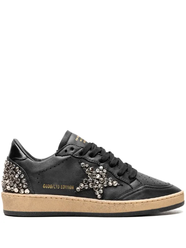 スニーカー Golden Ball Star Black Sneakers 24020460_55317240_600.jpg