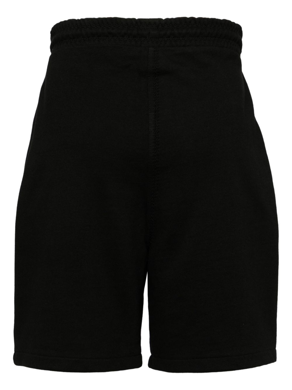 Shop Hugo Logo Cotton Short In Black