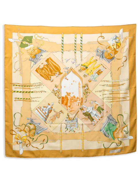 Hermes 1996 Le Carnaval de Venise silk scarf Women