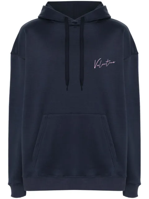 Valentino Garavani logo-embroidered hoodie