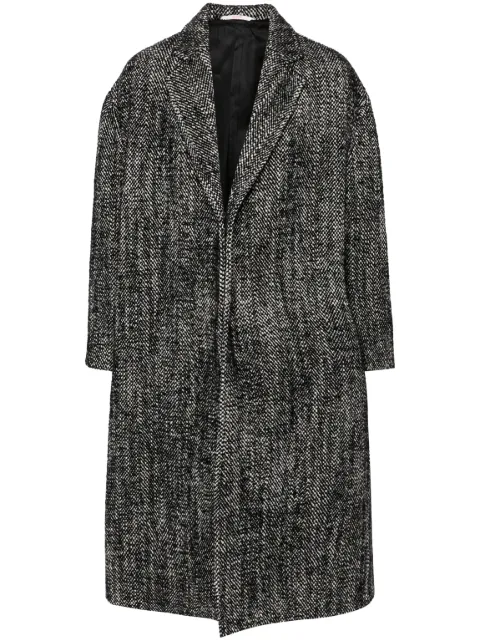 Valentino Garavani herringbone-pattern coat