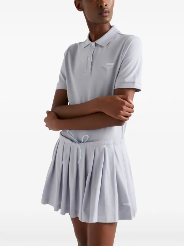 【プラダ・PRADA】Pleated pique miniskirt 0400021552627_BLUE?wid=600&hei