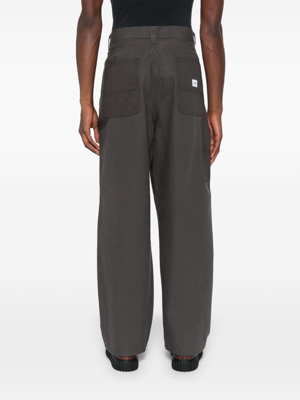 Shop Vans Duo Tone Carpenter Pants In Grey