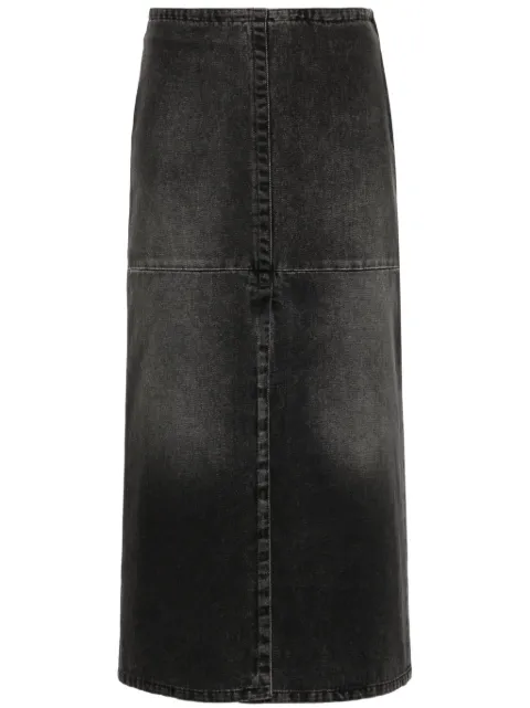 MM6 Maison Margiela denim midi skirt